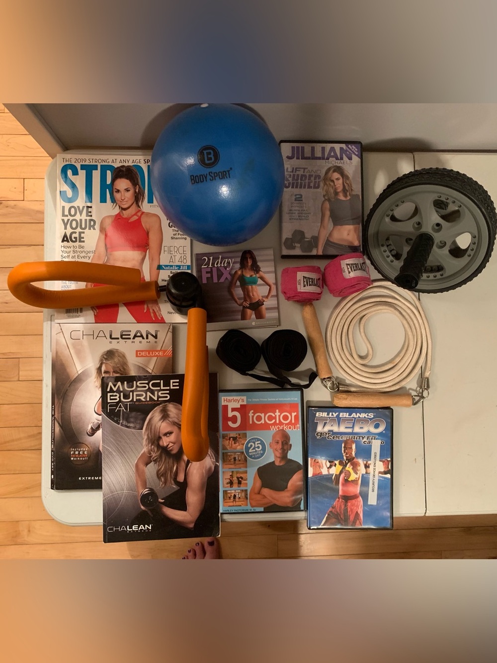 Workout lot! Full programs. Fun deal!